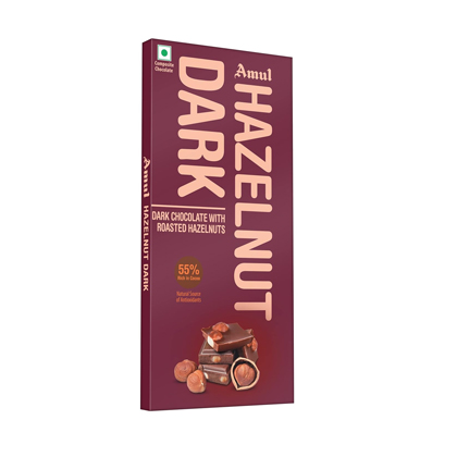 Amul Chocolate Dark Hazelnut 